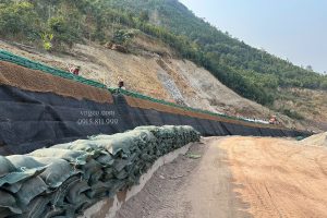 Xử lý sạt lở đường giao thông Yên Bái bằng tường chắn MSE