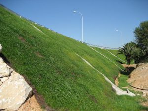 Phủ xanh mái dốc bằng Geomat