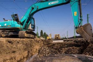 Lưới địa gia cường nền đường sắt